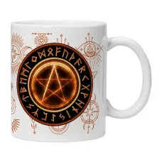 Кружка Огненная пентаграмма KRU017