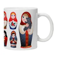 Кружка Матрешки KRU165