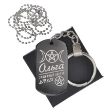 Женский именной амулет Ольга BKZB-188