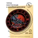 Часы настенные Ворон 20 см, пластик MCH069