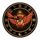 Часы настенные Скарабей 20 см, пластик MCH080