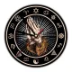 Часы настенные Молитва 20 см, пластик MCH083