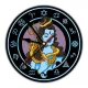 Часы настенные Шива 20 см, пластик MCH085