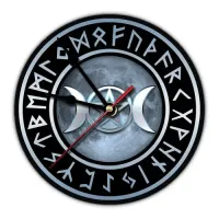 Часы настенные Знак Богини 20 см, пластик MCH093