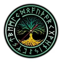 Часы настенные Дерево жизни 20 см, пластик MCH095