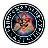 Часы настенные Узлы любви 20см, пластик MCH096