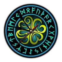 Часы настенные Клевер удачи 20 см, пластик MCH097