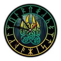 Часы настенные Печать Велеса 20 см, пластик MCH116