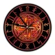 Часы настенные Валькирия 20 см, пластик MCH119