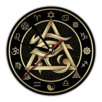 Часы настенные Око Ра 20см, пластик MCH131