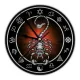 Часы настенные Скорпион 20см, пластик MCH132