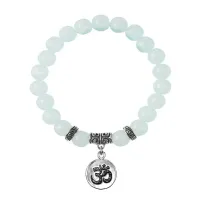 Браслет Ом (защита и духовное развитие), Лунный камень BSP-22-18