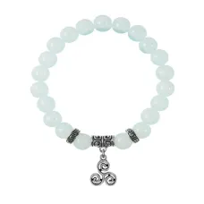 Браслет Трискель (защита и гармония), Лунный камень BSP-22-0036