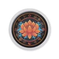 Акриловый магнит Лотос MAF0244