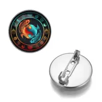 Значок Рыбы Инь-Ян ZNAS-0243