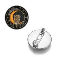 Значок Сова на месяце ZNAS-0250