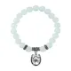 Браслет Подкова и клевер (счастье и удача), Лунный камень BSP-22-P001