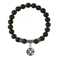 Браслет Монета (богатство), Змеевик BSP-23-13