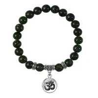 Браслет Ом (защита и духовное развитие), Змеевик BSP-23-18