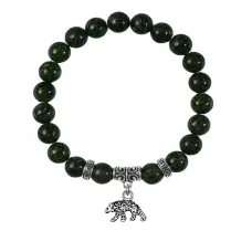 Браслет Медведь (защита, сила, победа), Змеевик BSP-23-19