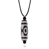 Амулет с 3-глазой бусиной Дзи DZAM-001