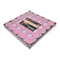 Набор свечей в гильзе, 25 шт., цвет розовый SVZ002-01