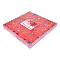 Набор свечей Сердце в гильзе, 25 шт., цвет красный SVZ003-02