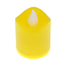 Светодиодная свеча, 4х3см, цвет жёлтый SVZ005-01