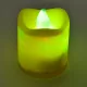 Светодиодная свеча, 4х3см, цвет зеленый SVZ005-02