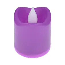 Светодиодная свеча, 4х3см, цвет фиолетовый SVZ005-05