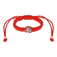 Браслет из красной нити, 6мм BS511