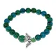 Браслет Ангел-хранитель, хризоколла и нефрит BSAH006