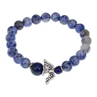 Браслет Ангел-хранитель, содалит и лазурит BSAH008