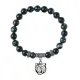 Браслет Тигр (защита, сила, победа), Черный агат BSP-24-10