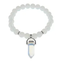 Браслет Кристалл, 8мм, лунный камень BSBJK-008