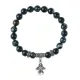 Браслет Ангел-хранитель (защита), Черный агат BSP-24-17