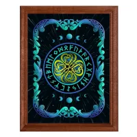 Постер в рамке 17х22см Клевер удачи POSV-0010