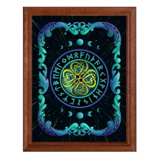 Постер в рамке 17х22см Клевер удачи POSV-0010