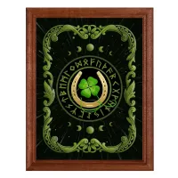 Постер в рамке 17х22см На счастье и удачу POSV-0016