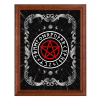 Постер в рамке 17х22см Пентаграмма POSV-0028