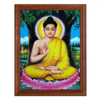 Постер в рамке 17х22см Будда POSV-0093