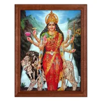 Постер в рамке 17х22см Дурга POSV-0095