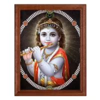 Постер в рамке 17х22см Кришна POSV-0097