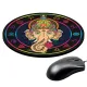 Коврик для мыши Ганеша, d.20см KM0019