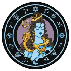 Коврик для мыши Шива, d.20см KM0024