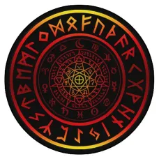 Коврик для мыши Астромандала, d.20см KM0031