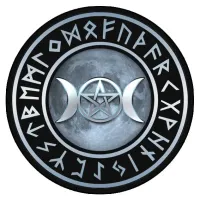 Коврик для мыши Знак Богини, d.20см KM0032