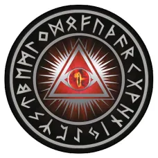 Коврик для мыши Всевидящее око, d.20см KM0040