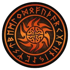 Коврик для мыши Солнцеворот, d.20см KM0041