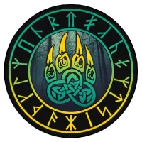 Коврик для мыши Печать Велеса, d.20см KM0056